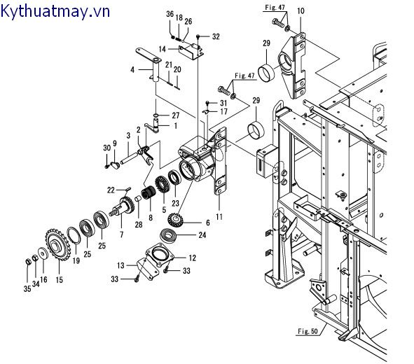 Ống nối (buồng cấp lúa) 1